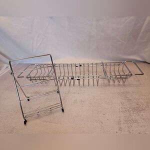 Stainless Steel Chrome Polished Bathtub Tray Caddy, New in Box